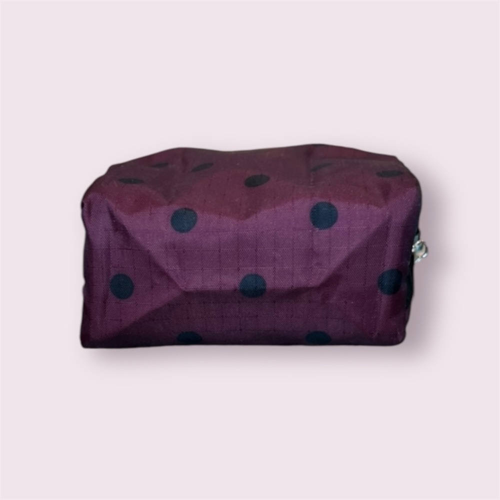 Lesportsac Purple Polka Dot Cosmetic Bag - Picture 3 of 6